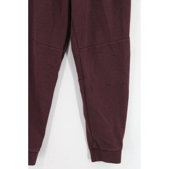 Active Jogger Pants Mens Dark Red Drawstring Sweatpants Outdoor Size Medium M - Picture 4 of 9